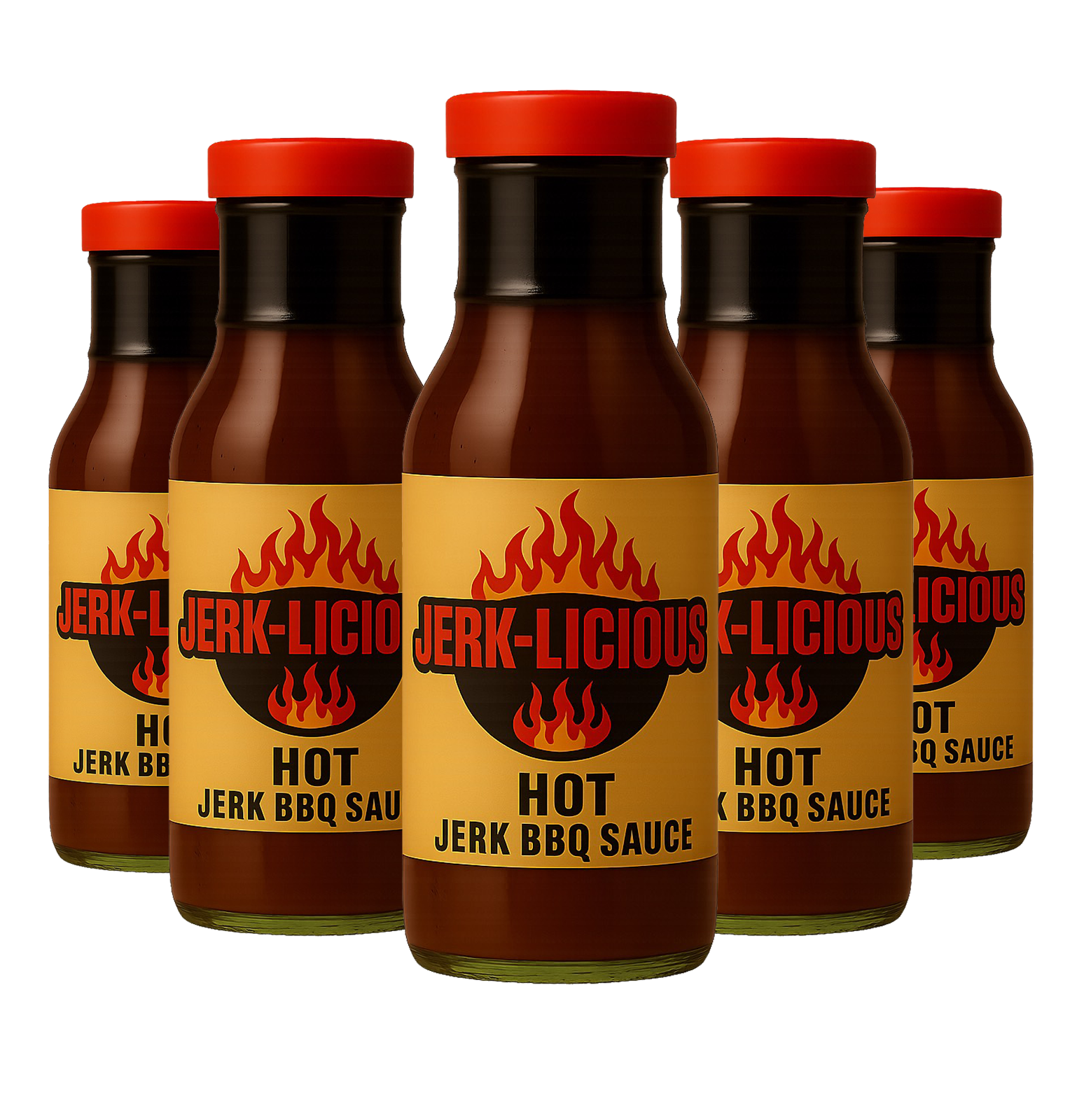 Jerk-Licious Hot BBQ Sauce (10 Pack)