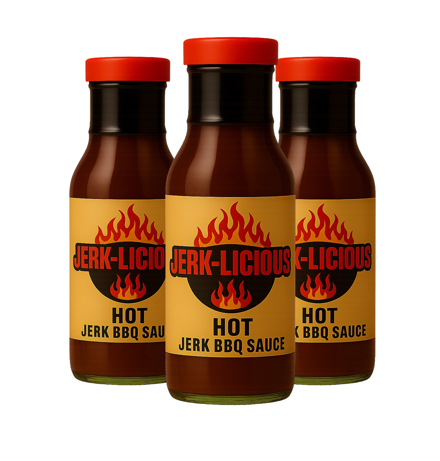 Jerk-Licious Hot BBQ Sauce (5 Pack)